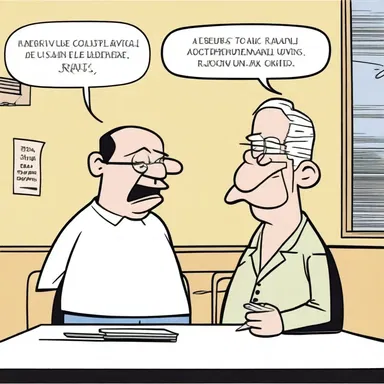In the comic strip, the dialog between the characters was filled with witty banter.