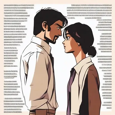 The novel was filled with deep and meaningful dialog between the protagonist and the antagonist.
