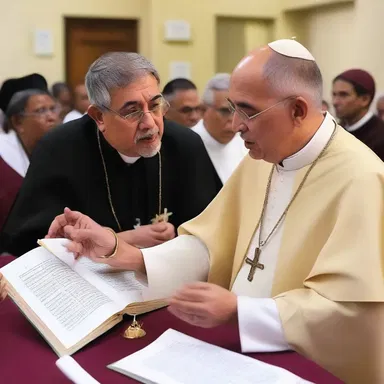 The dialog between the priest and the congregation helped deepen their understanding of the Scriptures.