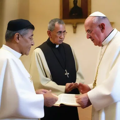 The dialog between the priest and the congregation helped deepen their understanding of the Scriptures.