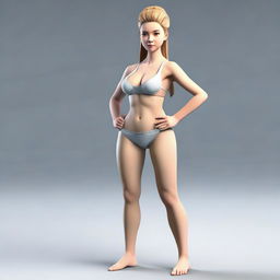 High-definition 3D character