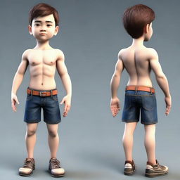 High-definition 3D character