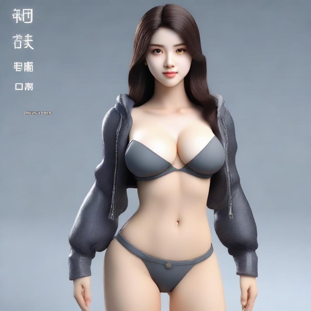 High-definition 3D character