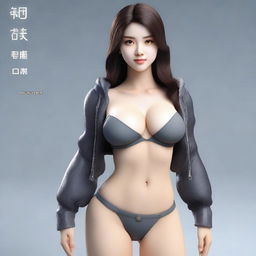 High-definition 3D character