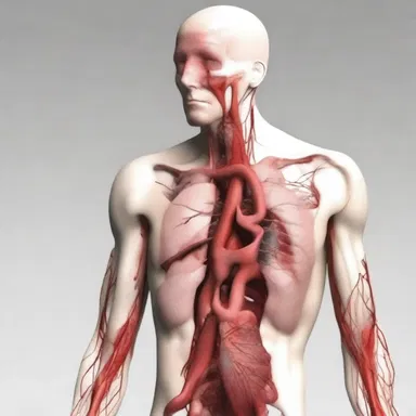 In the novel, the protagonist felt a sharp pain in their abdomen due to a ruptured left gastric artery.