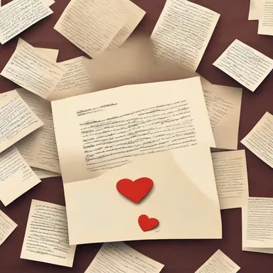 After their breakup, she was eager to get rid of all the love letters he had sent her.