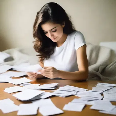 After their breakup, she was eager to get rid of all the love letters he had sent her.