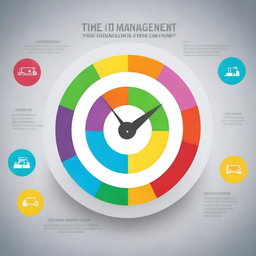 A compelling, high-quality digital art poster written in English, highlighting the three benefits of time management for small business owners