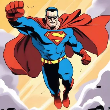 The superhero flew through the sky, obliquely dodging the villain's attacks.