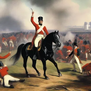 At the Battle of Waterloo, the Duke of Wellington positioned his troops obliquely to maximize their defensive advantage.