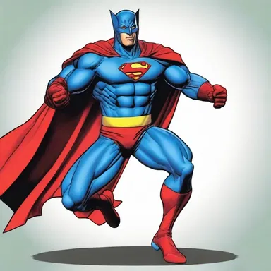 As the hero fought against the villain, he quickly changed into his superhero costume, leaving behind his deshabille appearance.
