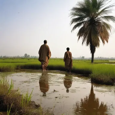 The mudhif appeared as an iconic setting in the film capturing the cultural richness of the marshlands.