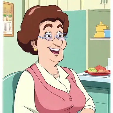 In the animated series, the protagonist's aunt was portrayed as a hilarious and quirky character, always getting into amusing situations.