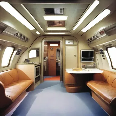In the futuristic world of the science fiction novel, the spaceships were equipped with cretonne interiors for a touch of elegance.
