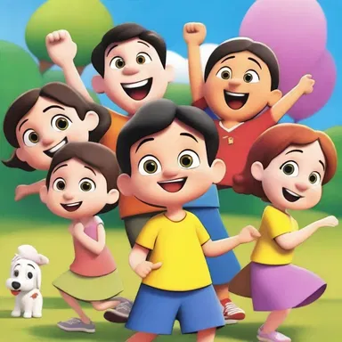 Children were delighted by the novel characters and vibrant animation in the new cartoon series.