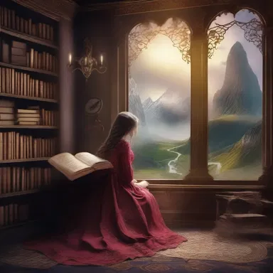 She was enthralled by the epic novel and its intricate magical world.