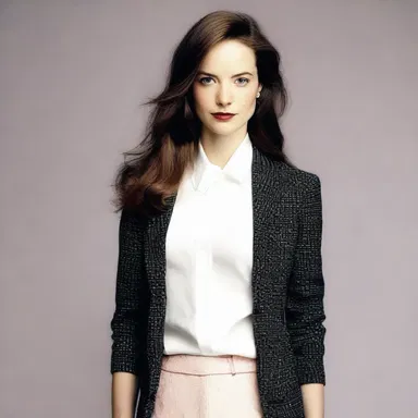 She wore a beautiful novel about a young fashion designer battling the industry's standards.