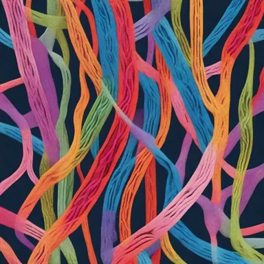 In the cartoon, the spindle fibers were depicted as colorful threads guiding the cell division process.