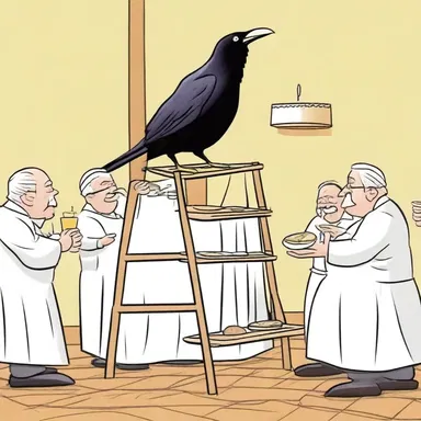 Why did the ravenous man bring a ladder to the buffet? Because he wanted to climb over the other guests to get to the food!