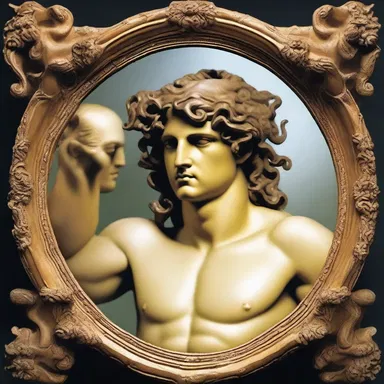 In Greek mythology, Perseus used a mirror shield to ward off the gaze of Medusa.