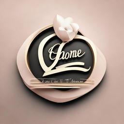 A 3D logo for a wedding planner. The logo should be detailed and visually striking, without any background.