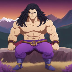 A high-quality digital art image of Kars from JoJo's Bizarre Adventure as a South Park character