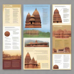 Generate a 9:16 ratio front page for a brochure, featuring the prominent elements of Bihar, including its landscapes, cultural heritage, monuments, and traditional arts and crafts.