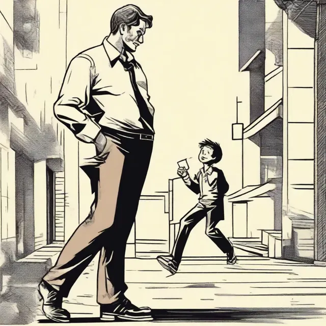 In the novel, the protagonist received a brutal chewing out from his mentor for his irresponsible behavior.