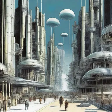 In the science fiction novel, the events unfold sequentially to build suspense.
