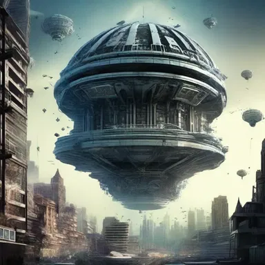 In the science fiction novel, the events unfold sequentially to build suspense.