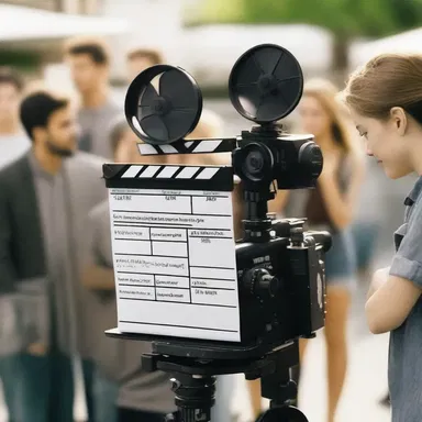 The line organization of a film production company encompasses activities such as scriptwriting, casting, and filming that directly contribute to the creation of movies.
