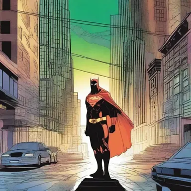 In the superhero comic, the hero's archenemy plots to sabotage the power grid and plunge the city into darkness.