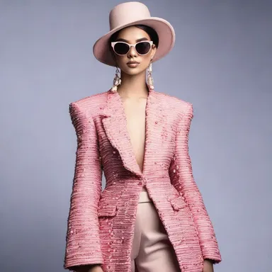 The likelihood of her winning the fashion competition is high because she has a unique and trendy style.