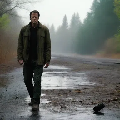 The likelihood of the protagonist surviving in a suspenseful thriller movie is uncertain until the climactic scene.