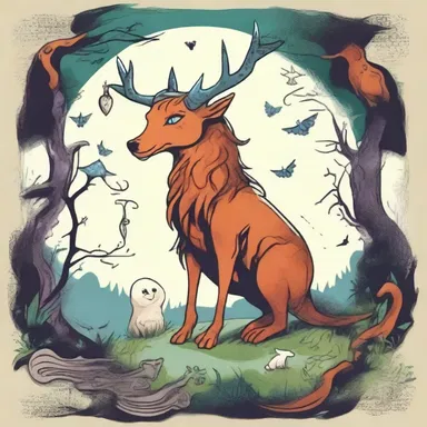 The story is set in a weird and magical world where mythical creatures and supernatural powers exist.