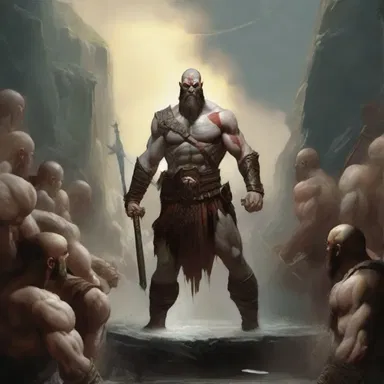 The god of war addressed the other gods brusquely, expressing his desire for battle.