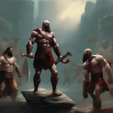 The god of war addressed the other gods brusquely, expressing his desire for battle.