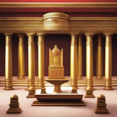 The temple's design was centric, with the altar placed at the center and all the worshippers facing it.