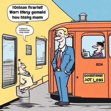 Why did the train apply for a job as a comedian? Because it wanted to quit being a sidetrack and make people laugh on the main stage!