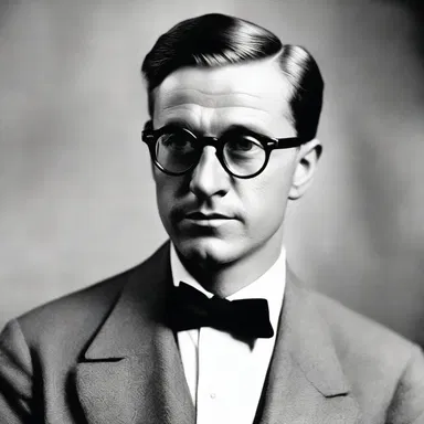 In the early 20th century, horn-rimmed glasses were popular among intellectuals and professionals.