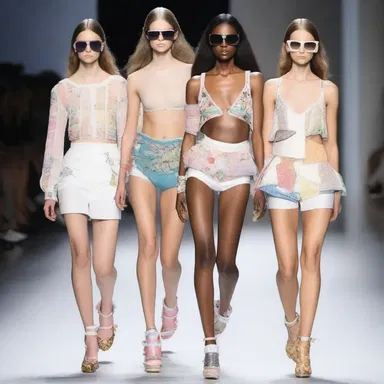 The designer came out of the closet and revealed their new collection during the fashion show.