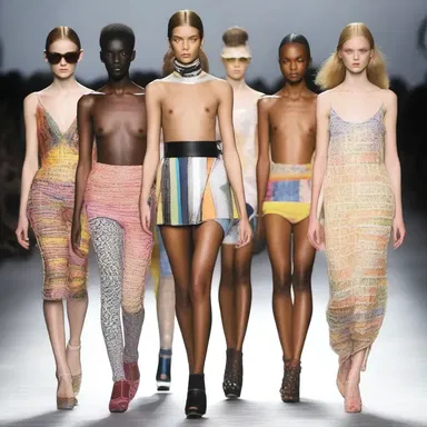 The designer came out of the closet and revealed their new collection during the fashion show.