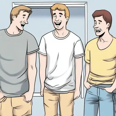 When Mark finally came out of the closet, his friends thought it was a joke until they realized he was serious.