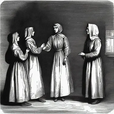 During the Salem Witch Trials, many innocent women were aspersed and accused of practicing witchcraft.