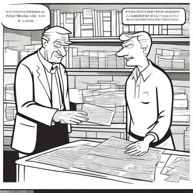 In the comic strip, the sinistral character always used their left hand to solve puzzles.