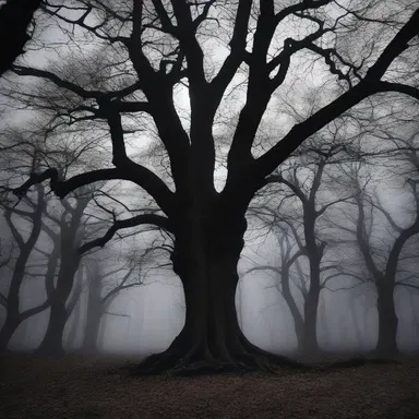 As the full moon rose, the characters in the horror novel found themselves deep in the eerie forest, surrounded by towering tonka bean trees with whispers of darkness lurking in the air.
