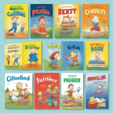 Children's books often have colorful dust jackets with cartoon characters, making them visually appealing and capturing the attention of young readers.