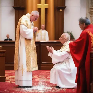 During the ceremony, the priest sprinkled a splatter of holy water on the congregation.