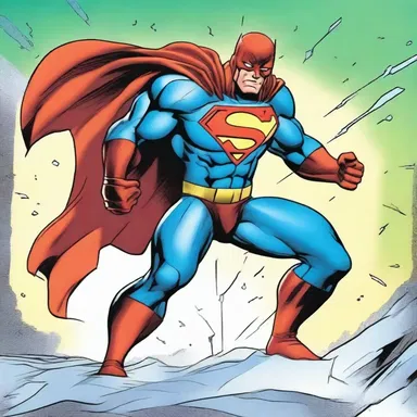 In the comic, the superhero's powers enabled him to withstand frigidness and cold temperatures.