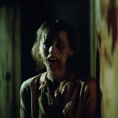 The horror movie portrayed a character suffering from frigidness, adding an eerie element to the plot.